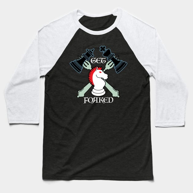 GET FORKED white wins REV Baseball T-Shirt by PeregrinusCreative